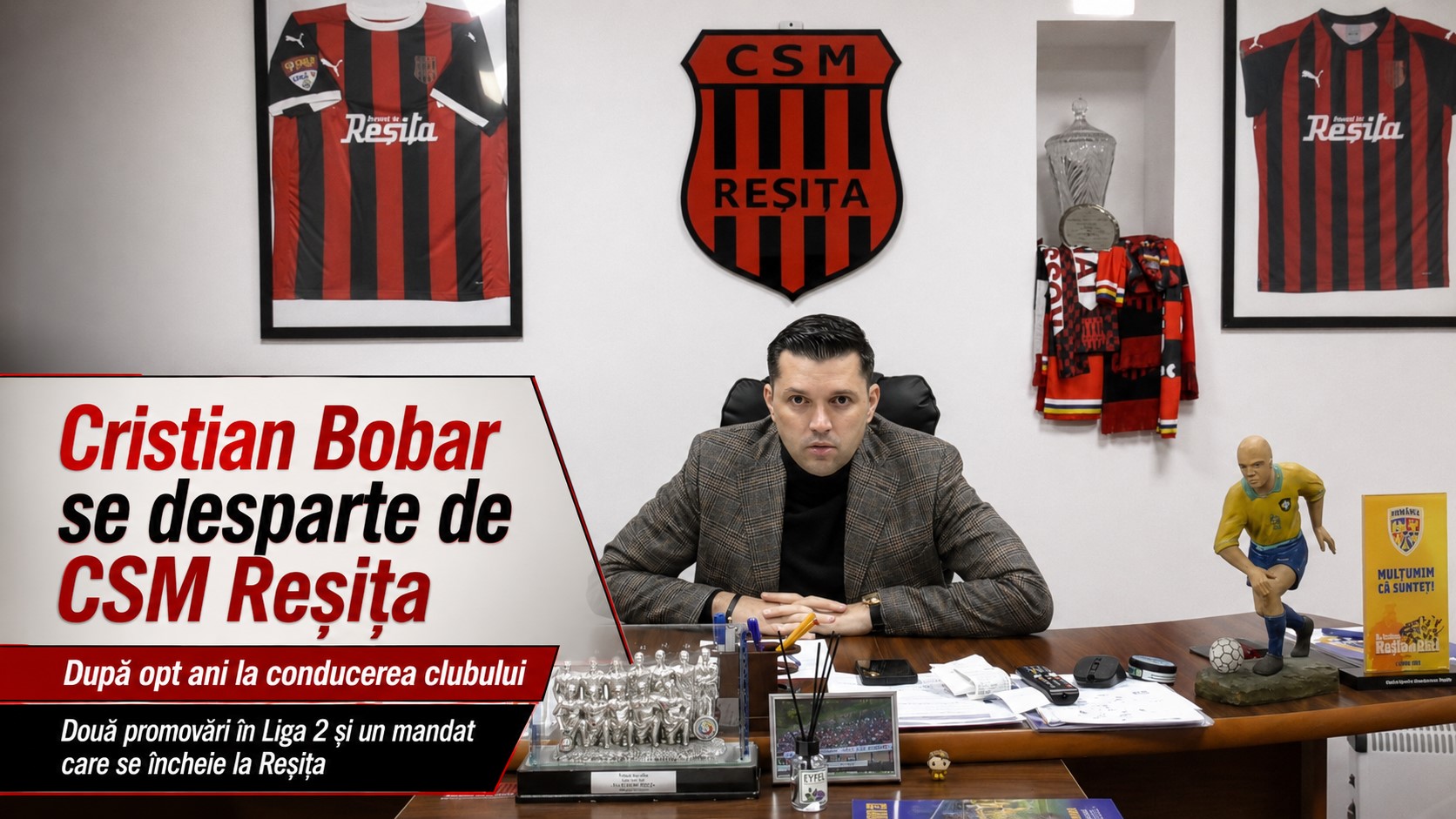 Cristian Bobar se desparte de CSM Reșița
